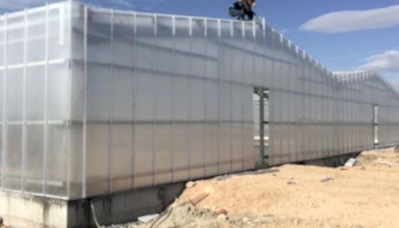 POLİKARBON ÇATI VE CEPHE UYGULAMASI KOS ÇAMUR KURUTMA TESİSİ 5100 M2