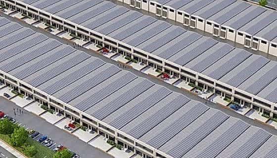 Aspak Sanayi Sitesi 35,000 m2 Çatı Paneli Uygulaması